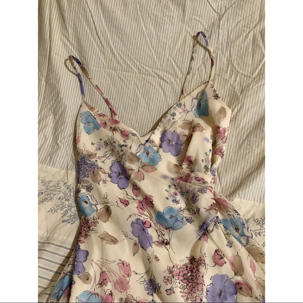 Vintage 90s New York & Company Floral Print Dress